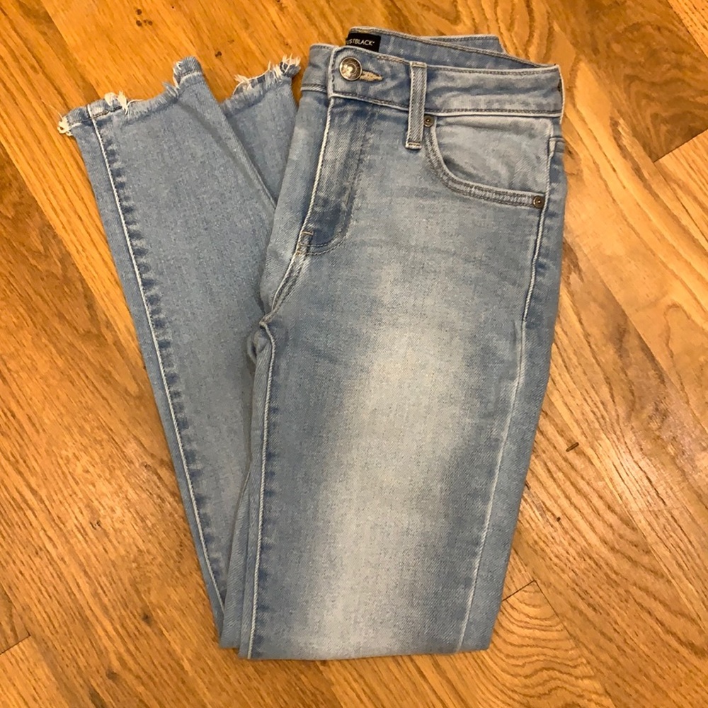 Just Black Light Wash Low Rise Jeans